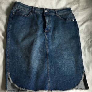 Brand new denim skirt